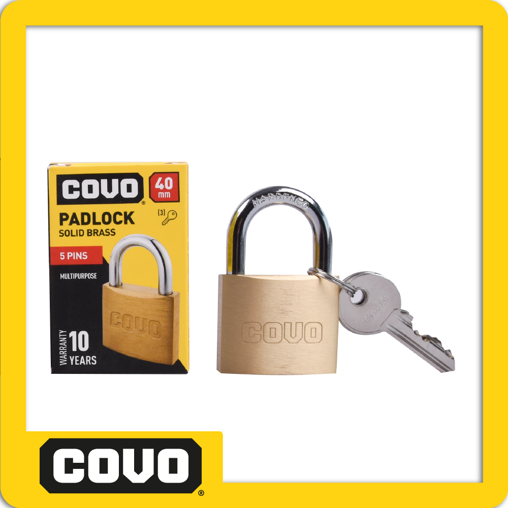 Candado covo laton macizo 40mm